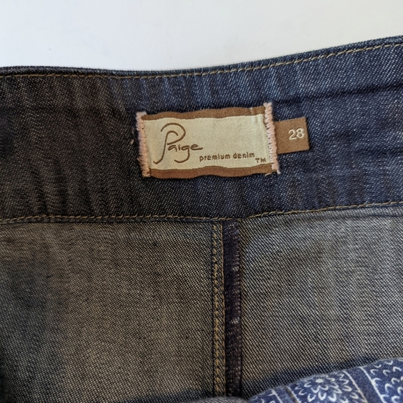 Paige Denim Skirt with Flouncy Ruffle on Back size 28 - Picture 5 of 5